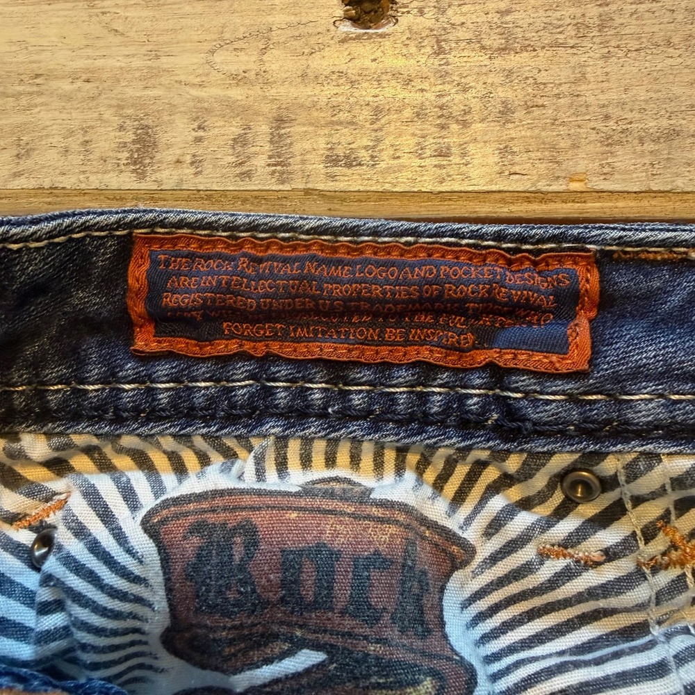 Rock Revival Charlotte Easy Bootcut Jeans Blue Size 29 - Picture 9 of 13